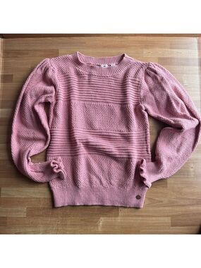 Nono pink knit sweater size 9/10